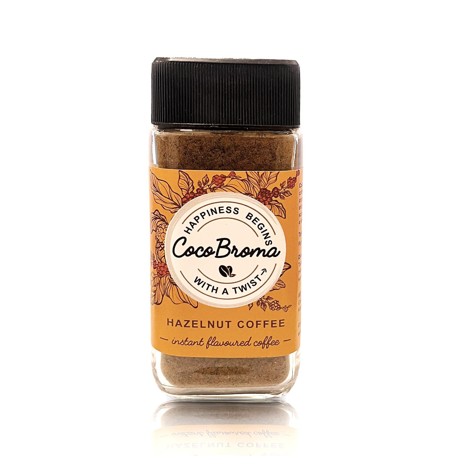 Cocobroma - Medium Roast Arabica Classic Hazelnut Favoured Instant Coffee Powder, No Added Sugar, 60 gms per 1 unit coffee Beverage (Hazelnut) (B09231PP7K) Amazon Price History, Amazon Price Tracker