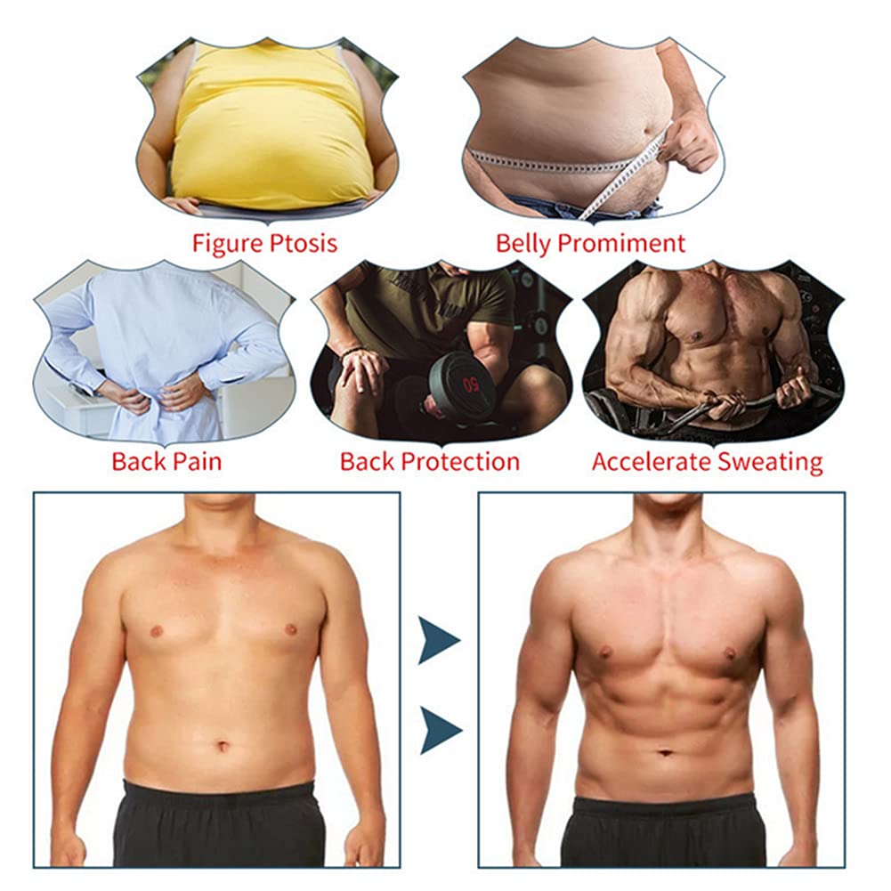 Gynecomastia compresión Camisa Chaleco para Ocultar Hombre Abdomen Cinturón De Vientre Bajar De Peso