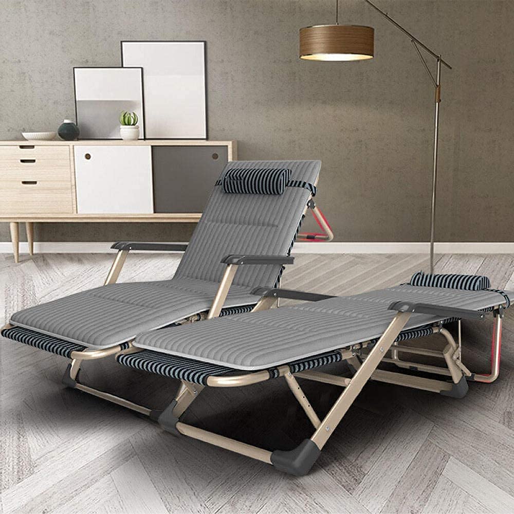 MU Chaise Longue, Fauteuil Inclinable de Jardin, Fauteuil de Gravité Zéro Prolongé, Camping Utilisé Dans Le Jardin, Terrasse Extérieure, Jardin Terrasse Chaise de Plage