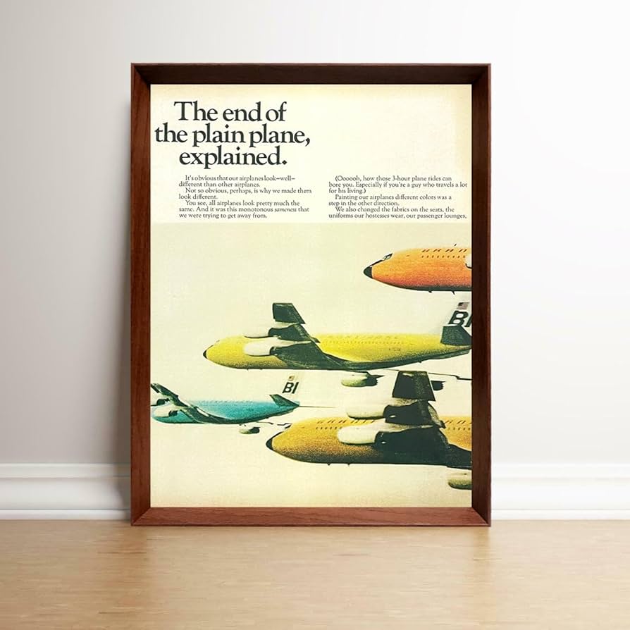 Amazon.co.jp: ブラニフ航空 1960年代 アメリカ ヴィンテージ 雑誌