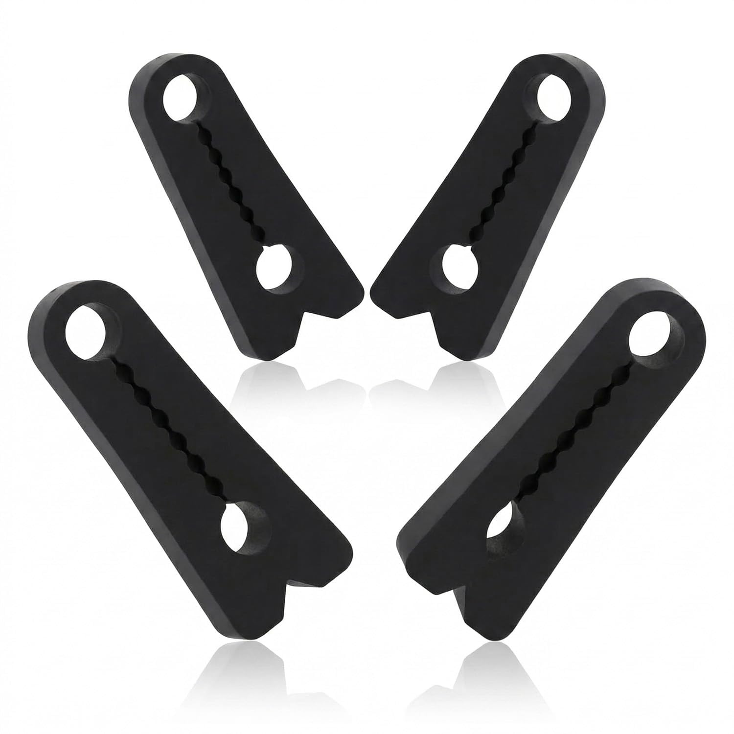 Wellrun 4PCS Car Door Shock Absorber Pads,Silicone Soundproofing Damper Pad for Cars,Door Slam Stopper Protector,Anti-Collision Noise Reduction,Lock Silencer Buffer for SUV RV Truck