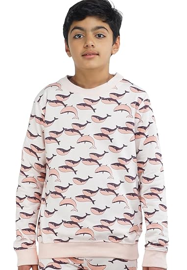 Boys Cotton Round Neck Sweatshirt/Hoodie