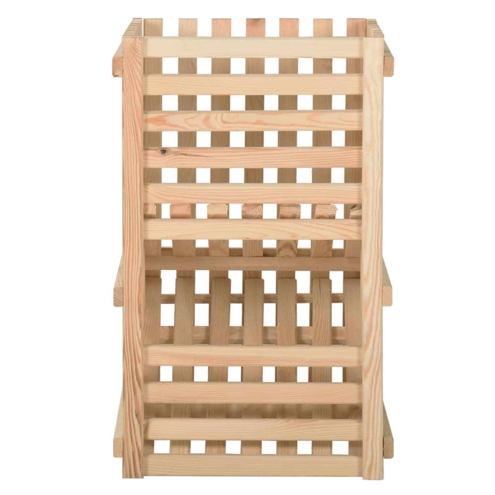 Tidyard Kartoffelkiste, Zwiebel Aufbewahrung, Obstkiste, Gemüsekiste, Holzkisten, Aufbewahrungskiste, Allzweckkiste, 50x50x80 cm Massivholz Kiefer