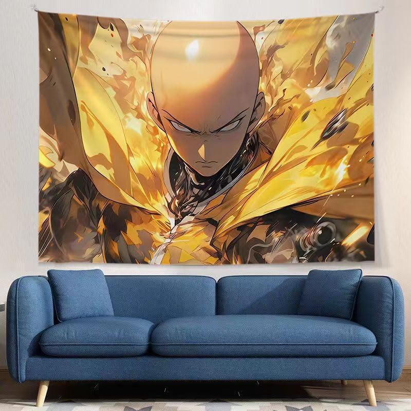 【しおたま】作画机 Amazon.co.jp: ワンパンマン サイタマ ジェノス バング タペストリー