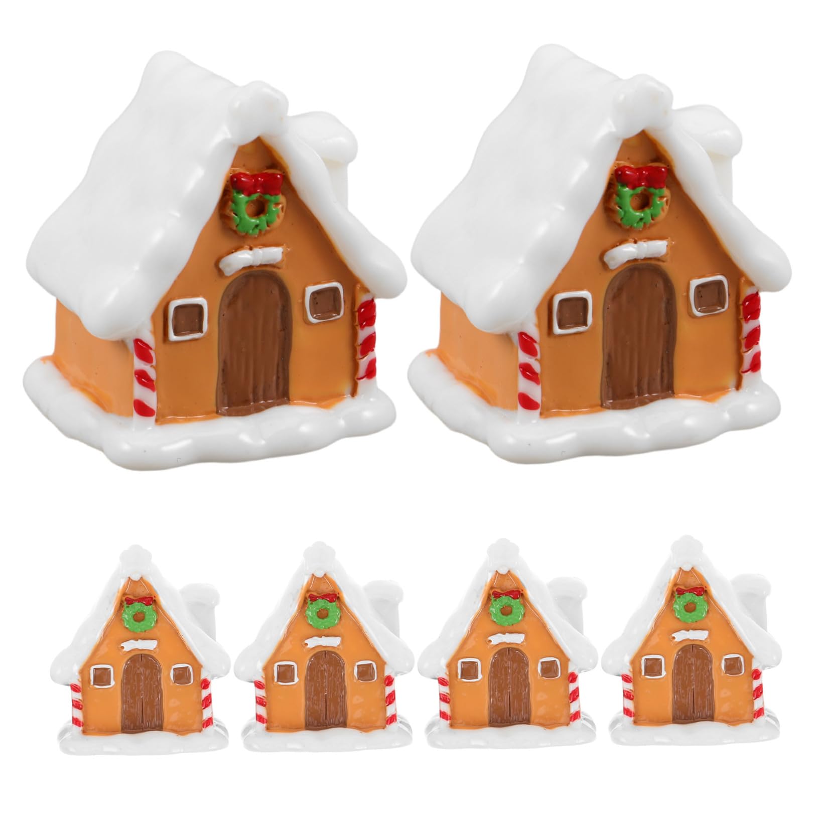 Casas de aldea invernal navideñas Anneome de 6 piezas para decorar tu salón estas fiestas