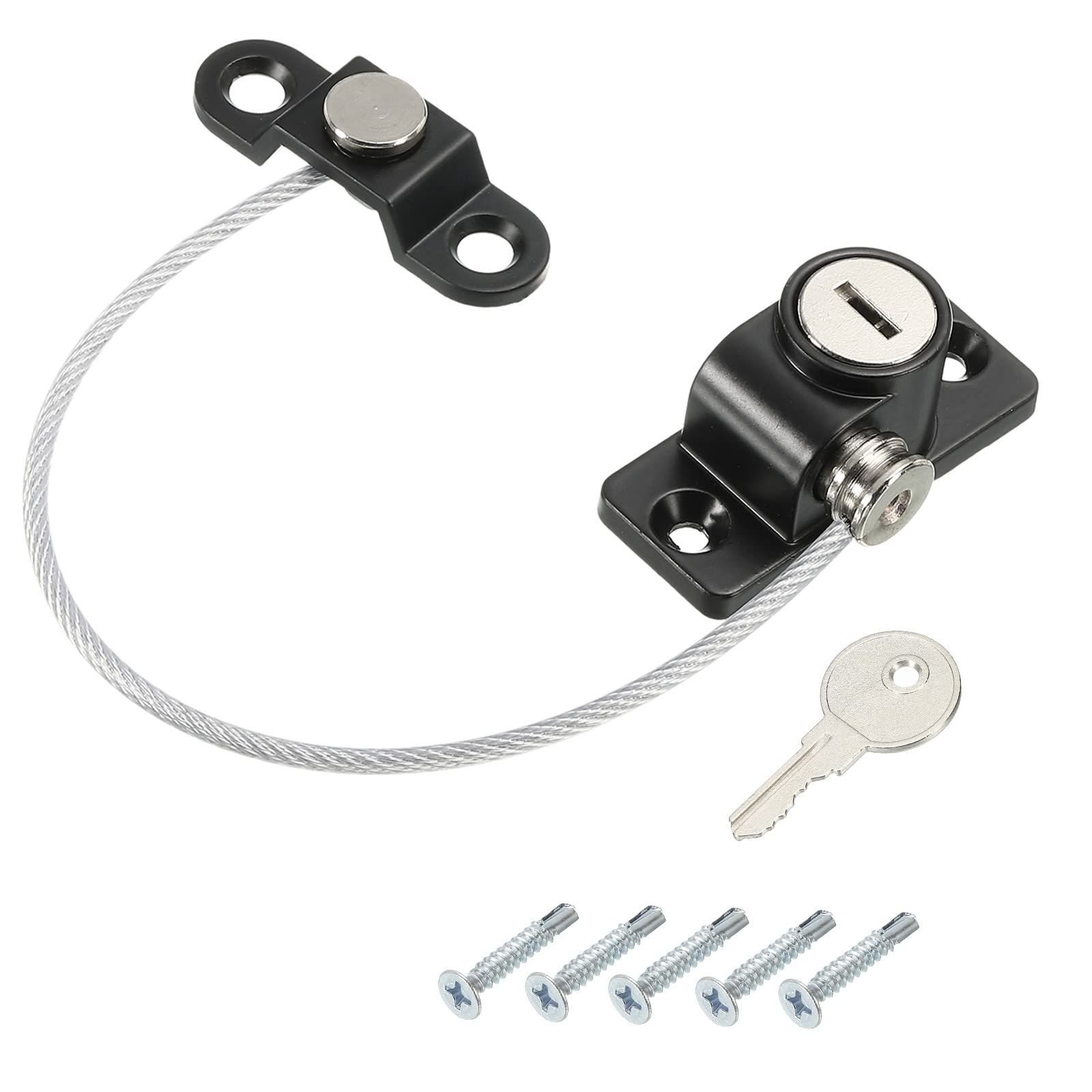 Amazon.co.jp: uxcell ゲートラッチキャビネットロックキー付き 180 mm