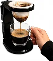 Expresso Coador de Café Individual Gourmet em Pano com Suporte Desmontável, Reutilizável e Prático
