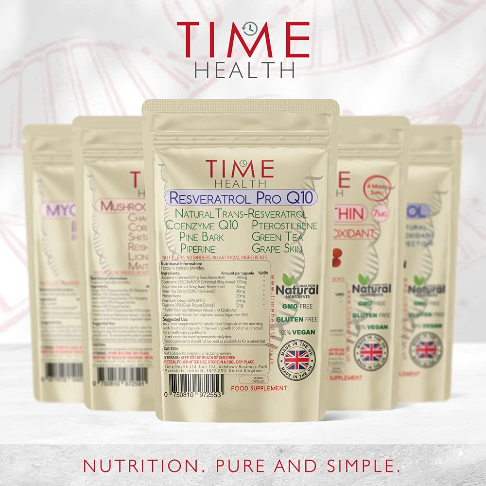 Buy Resveratrol Pro Q10 TransResveratrol, Coenzyme Q10
