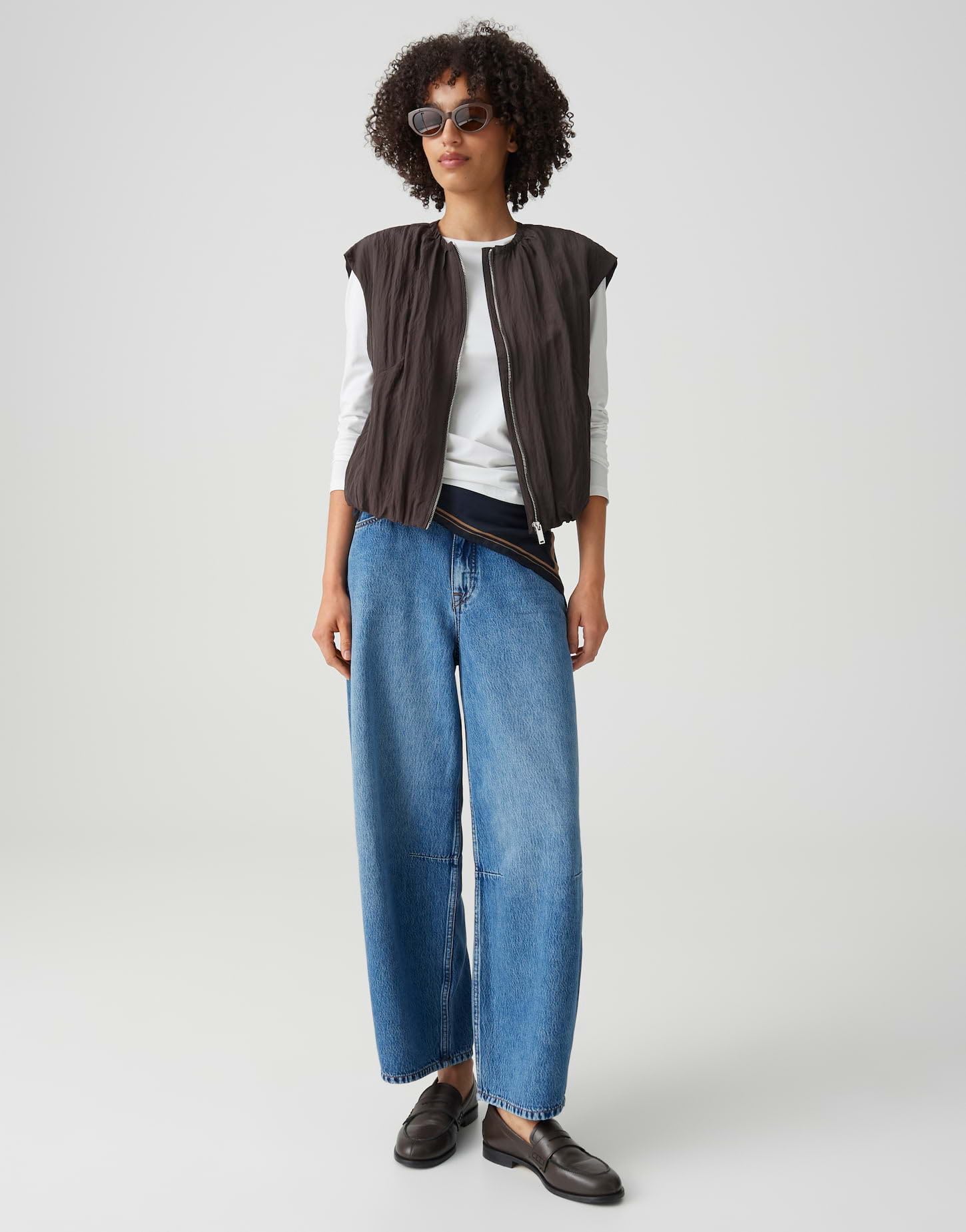 OPUS Damen Weste | Boxy Weste aus ECOVERO™ Viskosemix