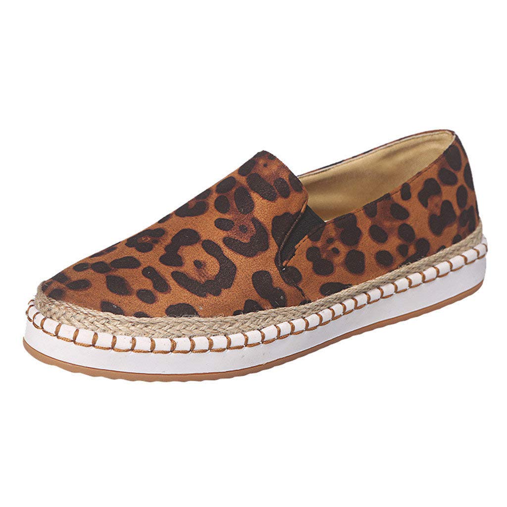 comfortable leopard flats