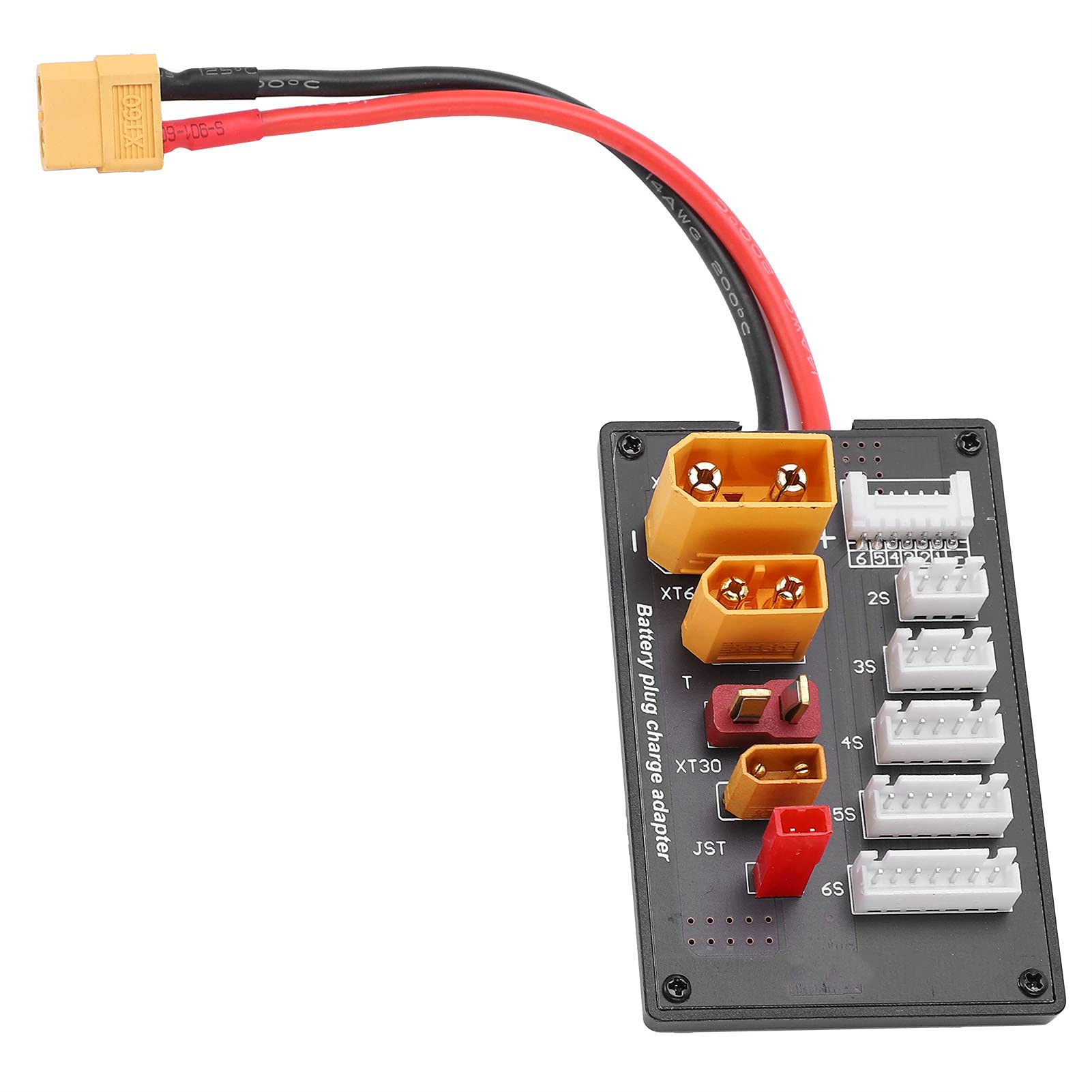 Carte de charge parallèle XT60 Lipo Chargeur de batterie 2S-6S Adaptateur de charge équilibré parallèle pour chargeur IMAXB6/B6AC IDST, XT90 XT60 XT30 JST T Type de prise