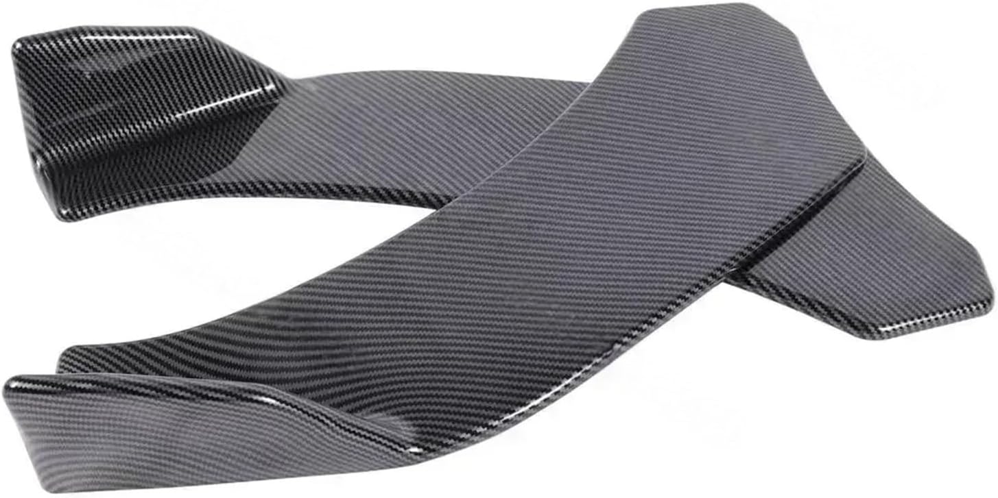 Compatible for Ford Fusion 2006-2020 Front Bumper Lip Splitter Spoiler Car Diffuser Spoiler Lower Bumper Body Trim Scratch Protector Black(Glossy Black)