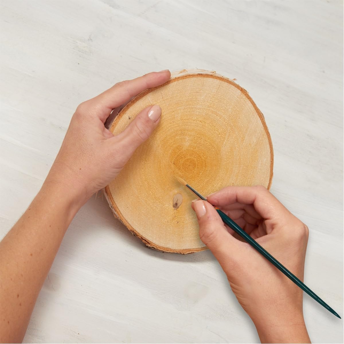 Fette Di Legno Naturale 6 Pezzi - 16-17 Cm | Per Artigianato E Decorazioni - Foto 2