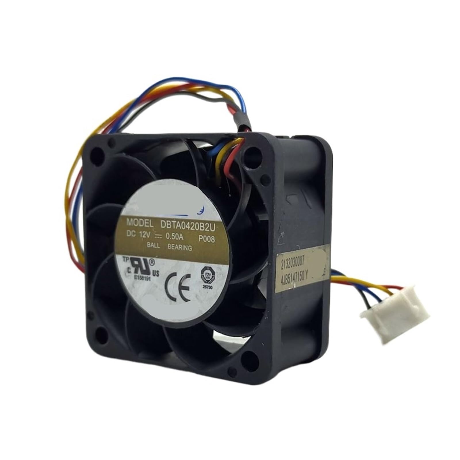TYHUJKKL 1pcs 4020 40x40x20MM 40MM Server Fan 15000RPM DBTA0420B2U Fans DC 12v 0.5A 4PIN PWM
