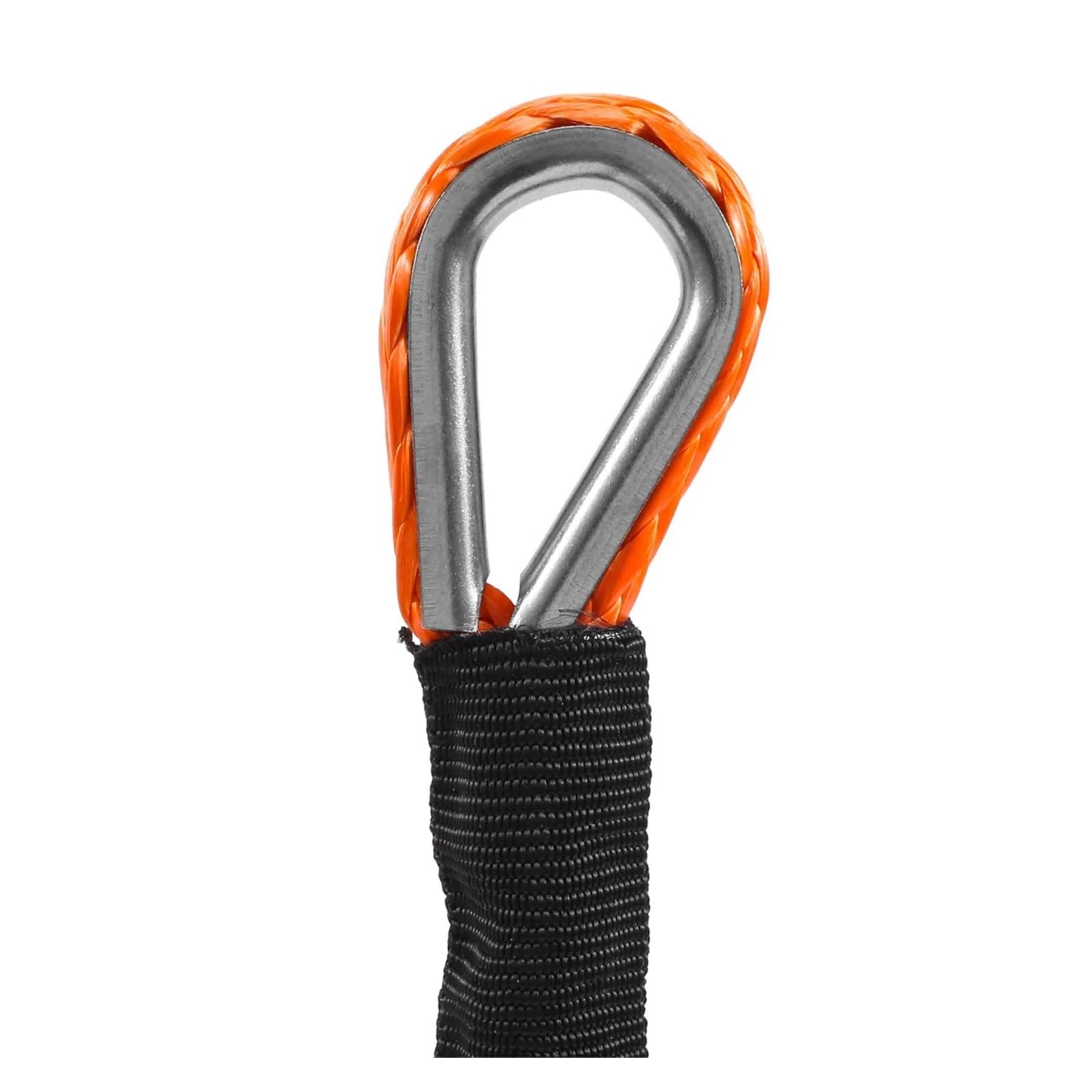 Syntetyczna Lina Do Wciągarki Pomarańczowa 1/4 X 50Ft Kabel ATV UTV SUV Truck Wciągarka Łodzi Solidna I Niezawodna