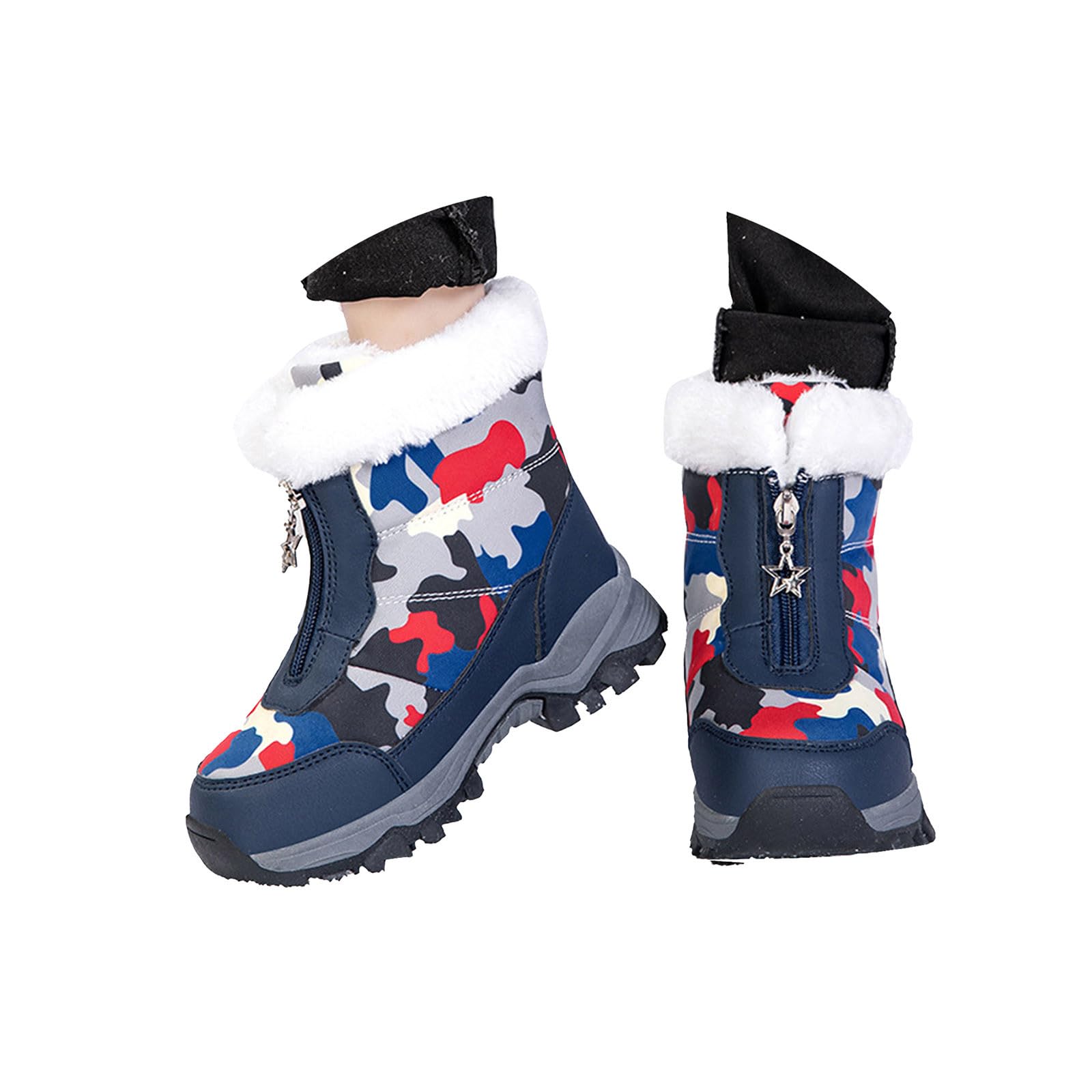 Ragazzi Scarpe per Bambini Stivali da Neve Scarpe da Trekking Outdoor Stivali alla Moda Autunnali Invernali Chaussures Enfant pour École et Loisirs Design alla Moda Scarpine Primi Passi