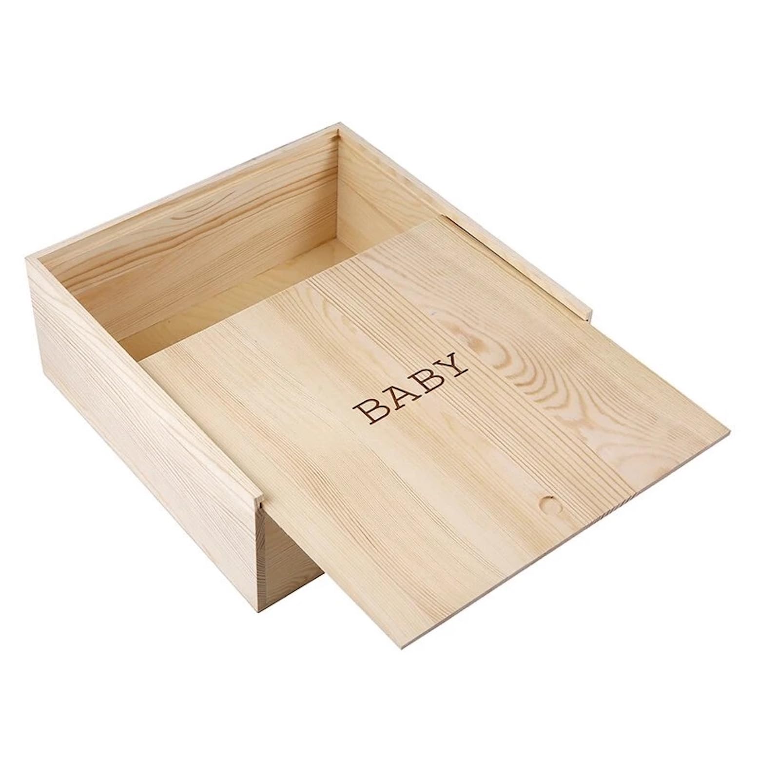 Stephan Baby Erinnerungsbox aus natürlichem Kiefernholz, für Babys