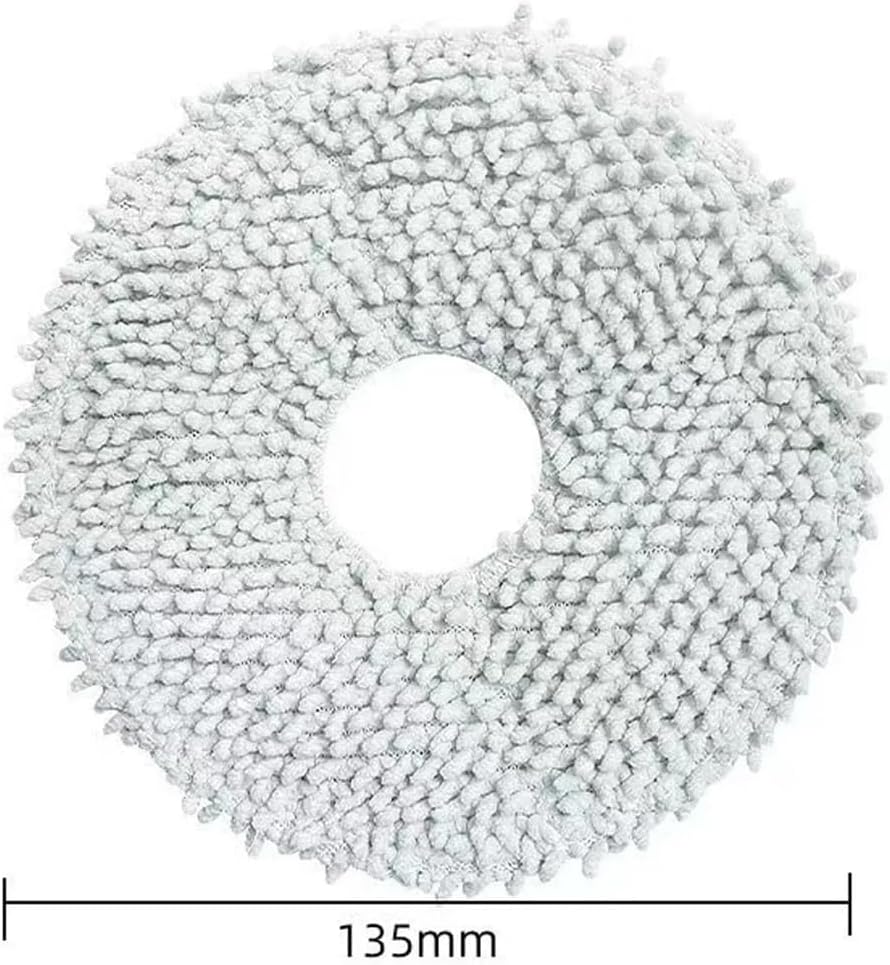 Compatible with Xiaomi Robot Vacuum X10+ X10 Plus B101GL Spare Parts Accessories Main Side Brush Hepa Filter Dust Bag Rag Mop Stand Dust Box(Set4)