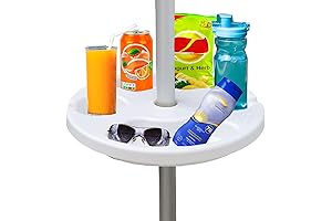 AMMSUN 13" In-Pool Umbrella Table Tray for a Relaxing Dip