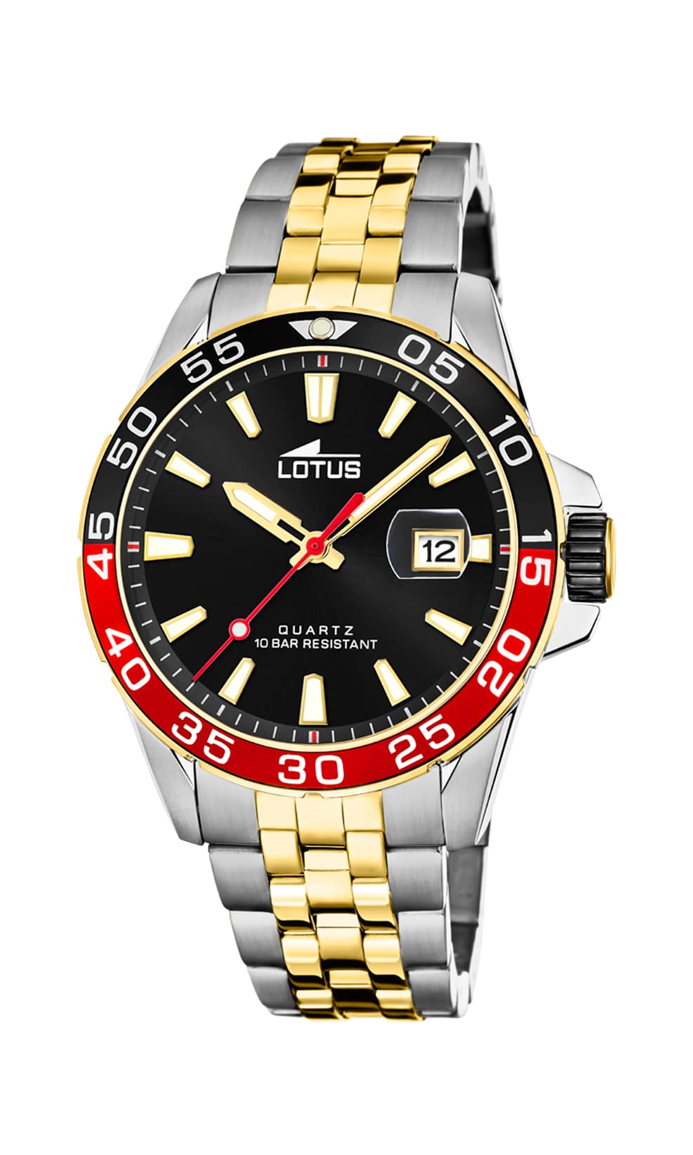 LOTUS Reloj Hombre Analógico de Acero Inoxidable 316l Multicolor
