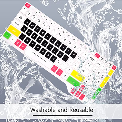 Protector de teclado de silicona para laptop ASUS TUF FX505 miniatura 6