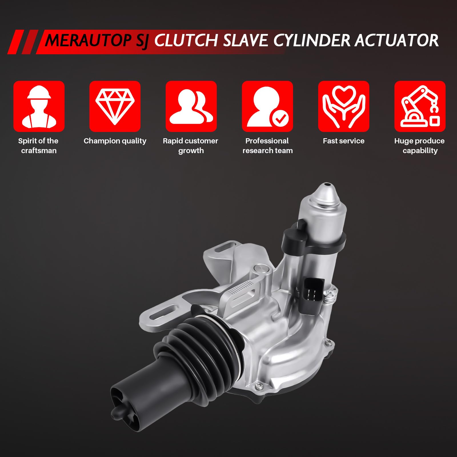 Embrague del actuador del cilindro esclavo Reemplazo para Smart Fortwo Coupe Cabrio 0.8 1.0 CDI 4512500062 3981000066 Actuador del cilindro esclavo del embrague