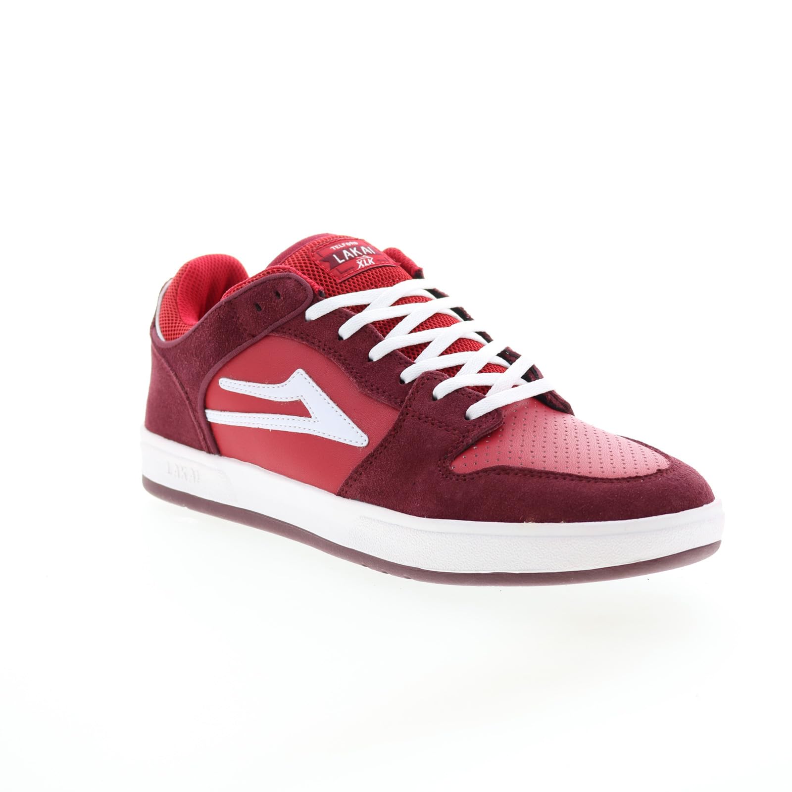 Lakai Telford Low Burgundy/Cardinal Suede 9.5 D (M)