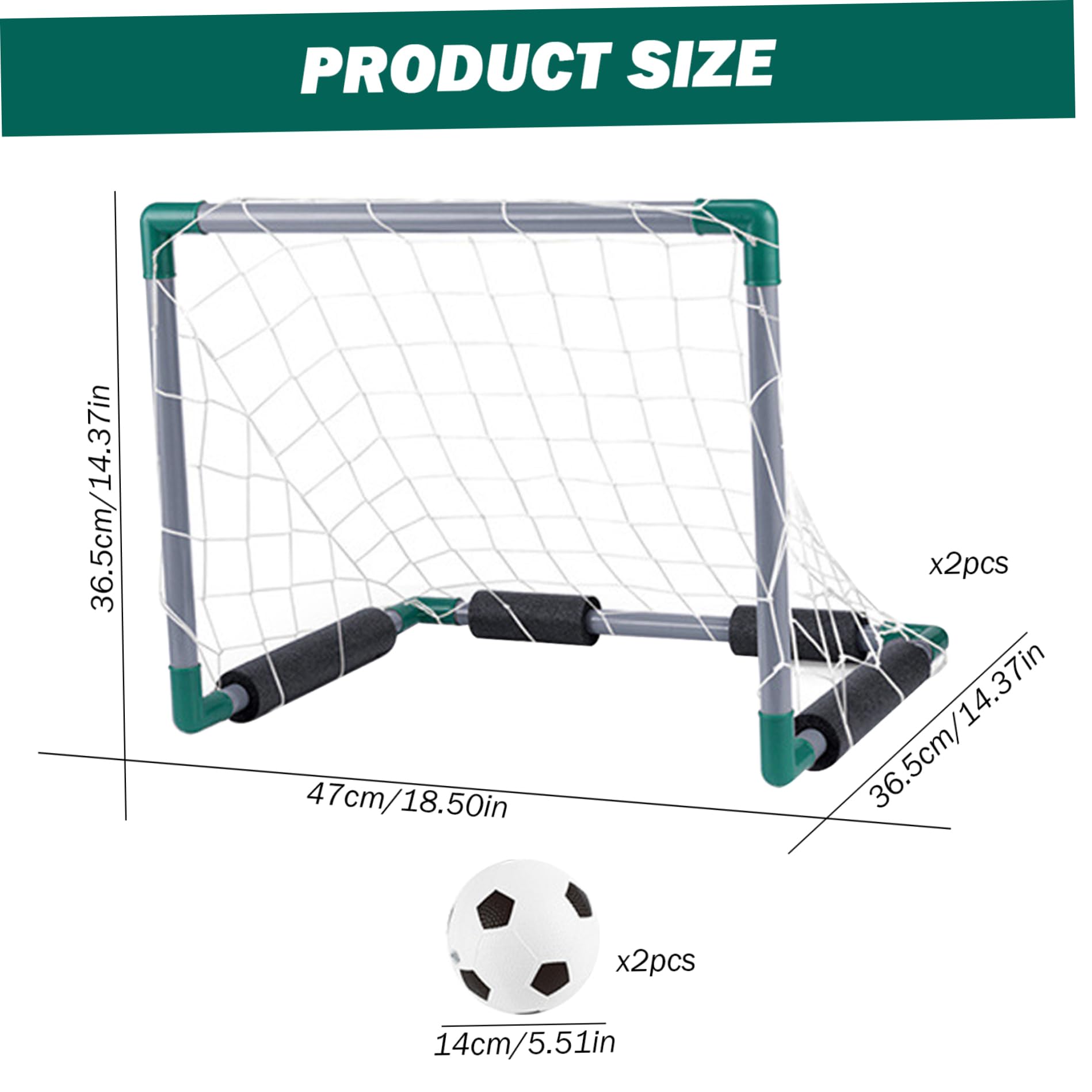 Ensemble de football aquatique flottant rafraîchissant pour l'été, comprenant 2 buts de piscine, 2 ballons et 1 gonfleur. Jeux piscine interactifs parents-enfants pour adultes et famille. But