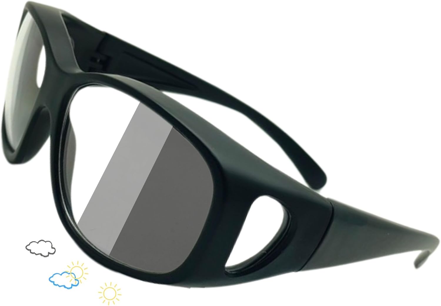 Ballistic Eye Protection for Men and Women - Shooting Accessories fit over Work with Prescription Glasses - Image 2