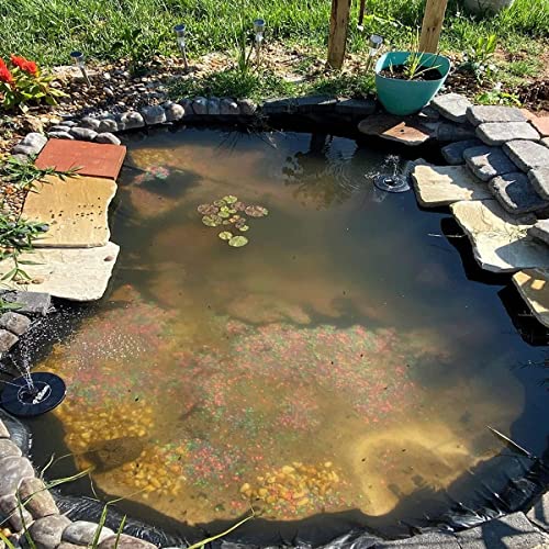 Fish Pond Liner 9.8X26Ft 13X19.7Ft 23X29.5Ft 29.5X32.8Ft Hdpe Heavy Duty Pond Liners, Black Garden Pool Membrane Tarp For Koi Ponds, Waterfall, Stream, Fountains And Water Gardens ( Size : 7X9M(23X29. #TOP1