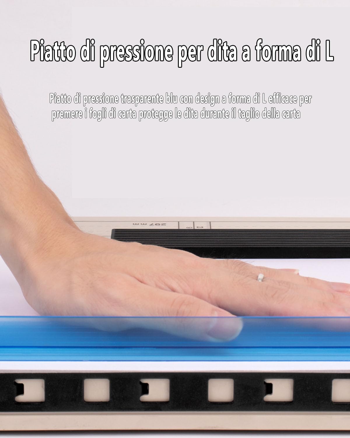 Taglia Carta,Taglierina Professionale Leggera,Taglierina Per Carta A4 Smontabile,Adatta Per Carta A4,A5,B5,B6,B7 Con Meccanismo A Leva
