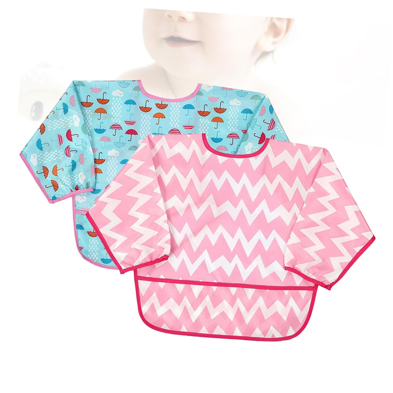 Abaodam 6 Pezzi Grembiule Per Bambini Grembiuli Per Bambini Grembiule Da Cucina Grembiuli Impermeabili Grembiule Per Dipingere Grembiule A Maniche Lunghe Per Mangiare