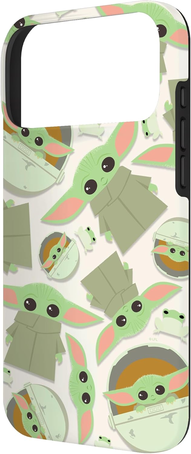 Star Wars: The Mandalorian The Child Cartoon Mashup Case for iPhone 17 Pro Max