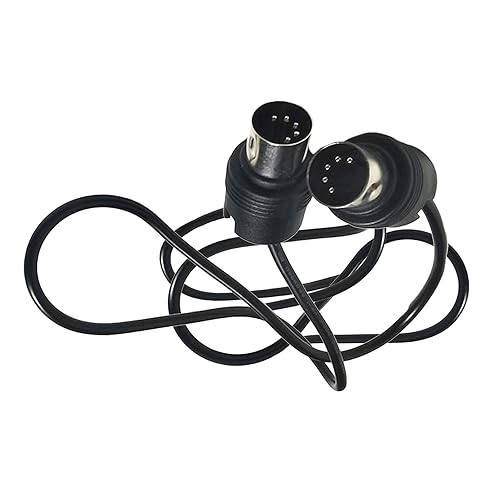 Cable de extensión de audio MIDI Órgano de 5 pines DIN macho tarjeta de sonido 5 pines a 5 pines de doble uso macho a macho cable de instrumento de
