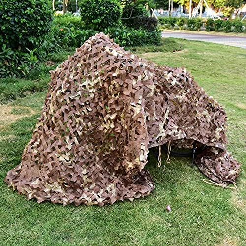 Touguqing 3x4m Armee Tarnnetz Wüste Camouflage Netz mit Camo Wrap Klebeband Lightweight Durable for Militär Jagd Garten… – Bild 6