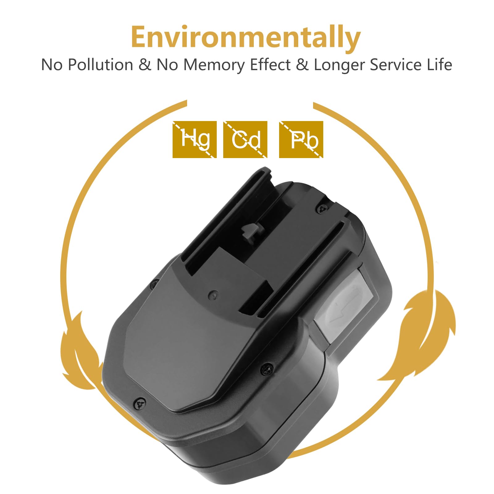 Joiry 14,4 V 3500mAh NI-MH Batterie de Rechange pour AEG 48-11-1000 48-11-1014 48-11-1024 B14.4 BF14.4 BX14.4 BX14.4 BXL14.4 BXS MX14.4 MXS14.4