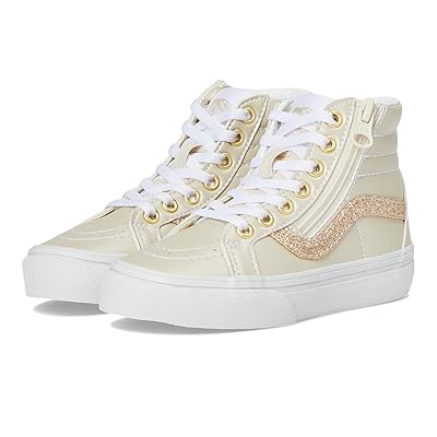 Vans Kids Sk8 Hi(r) Reissue Side Zip (Little Kid) Kids Shoes Dazzled Turtledove