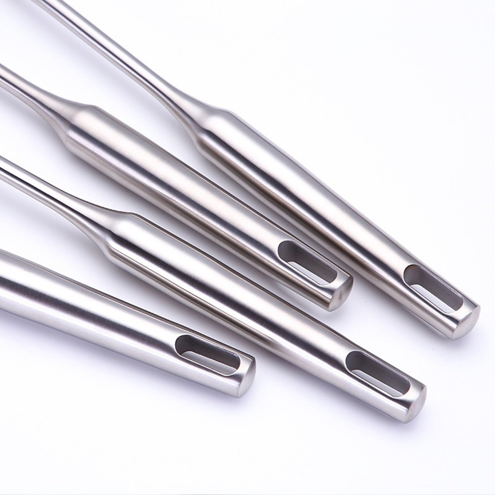 Kochutensilien-Set aus Edelstahl, Küchenutensilien, 6-teilig, Wok-Spatel, Schöpflöffel, Schaumlöffel, Nudellöffel, Servierlöffel, Schlitzspatel, Tunnel, spülmaschinenfest