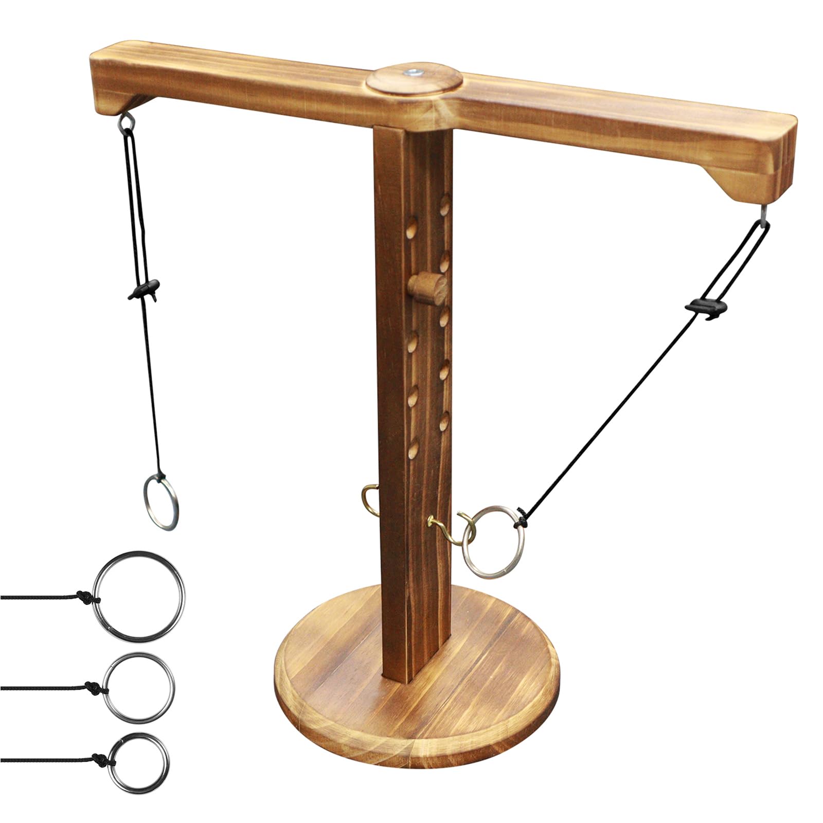 Ring Toss Game for Adults and Kids, Hook and Ring Game for Bars and Home Party, Indoor Game Outdoor Games, Tabletop Hook Games, Throwing Games, Backyard Game, Patio Decor