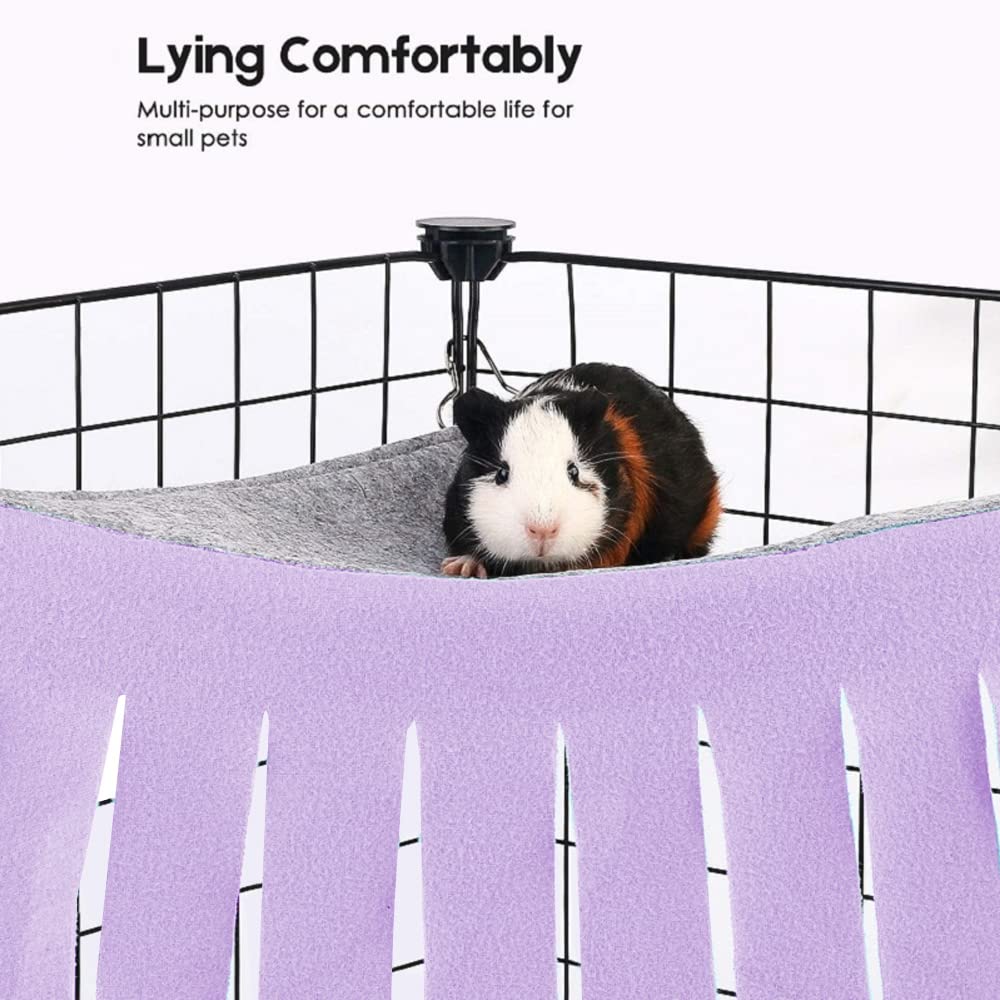 Amaca Per Criceti E Piccoli Animali - Tenda Nascondiglio In Materiale Morbido, Facile Da Pulire | Rosa - Foto 6