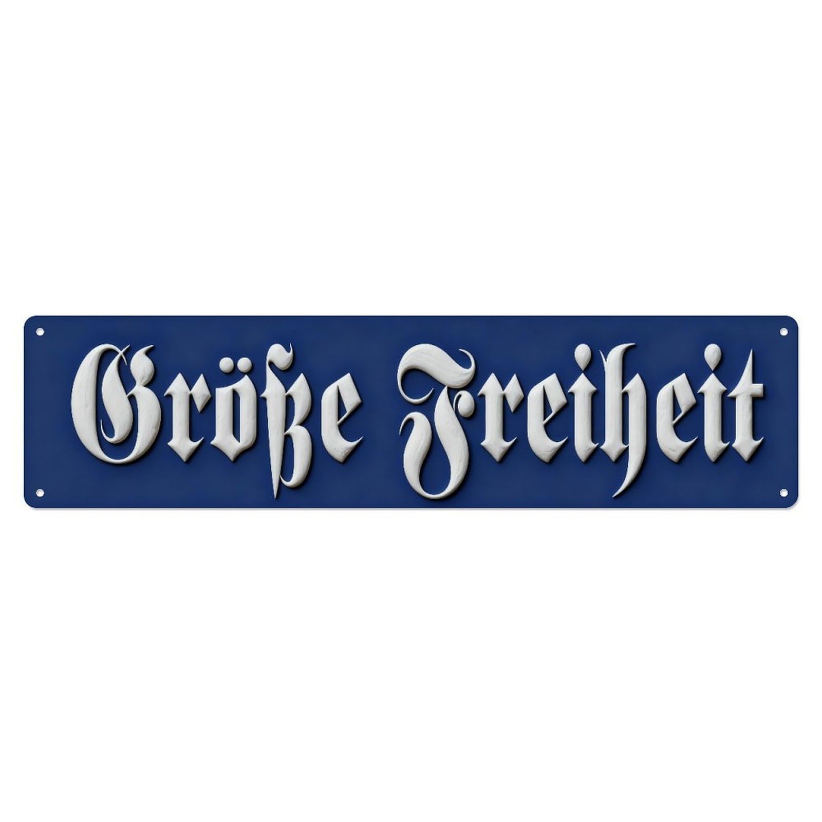 Great Freedom Metal Tin Sign Plaque