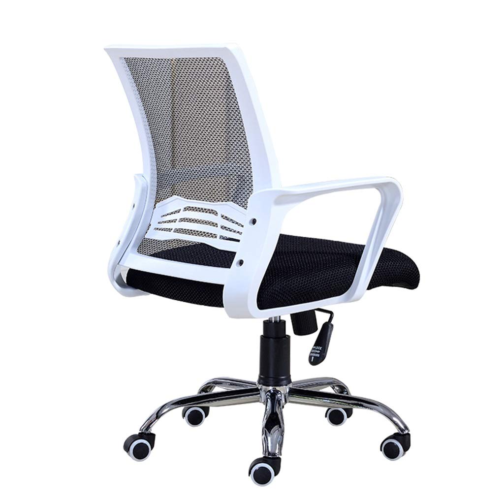 Silla ergonómica de escritorio de oficina, asiento giratorio de 360°, silla giratoria ejecutiva con base de acero reforzado