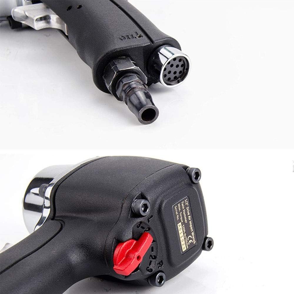 1/2 Mini Pneumatic Wrench, High Torque And Small Wind, Industrial Double Hammer Tool