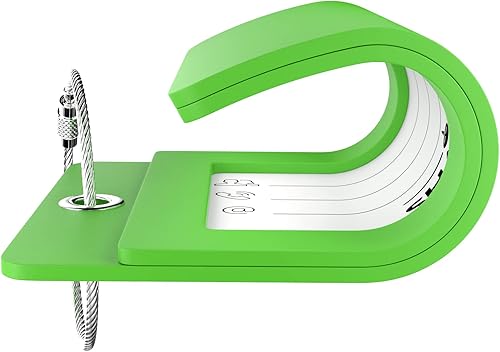 Miniatura 5 de Shacke - Etiqueta con inicial para equipaje etiqueta totalmente flexible con lazo de acero inoxidable letra Y