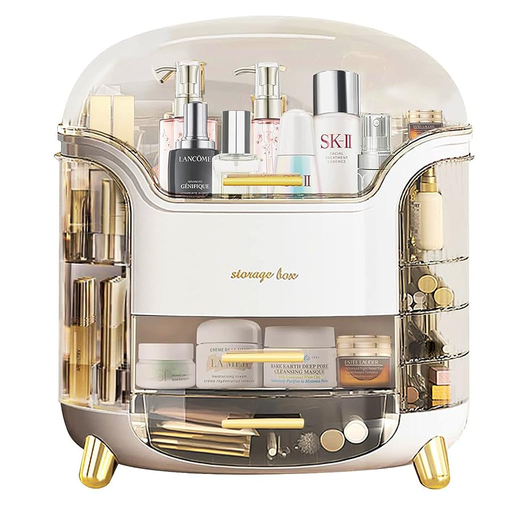 HANNEA® Dressing Table Organizer Large Makeup Organizer Multi Layer Open Cosmetics Organizer