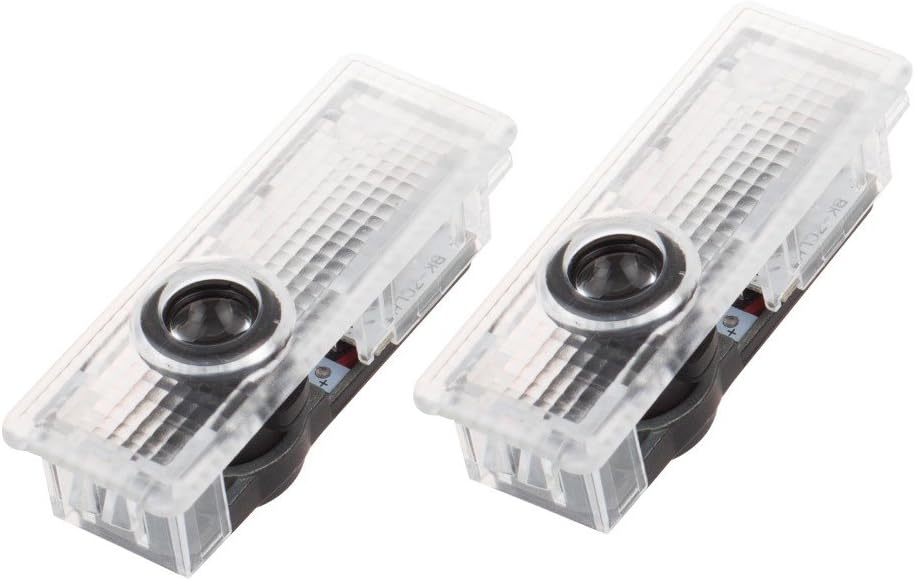 Jdwg 1 Pair Car LED Projector Door Lamp Ghost Shadow Welcome Light Laser Courtesy Logo Kit