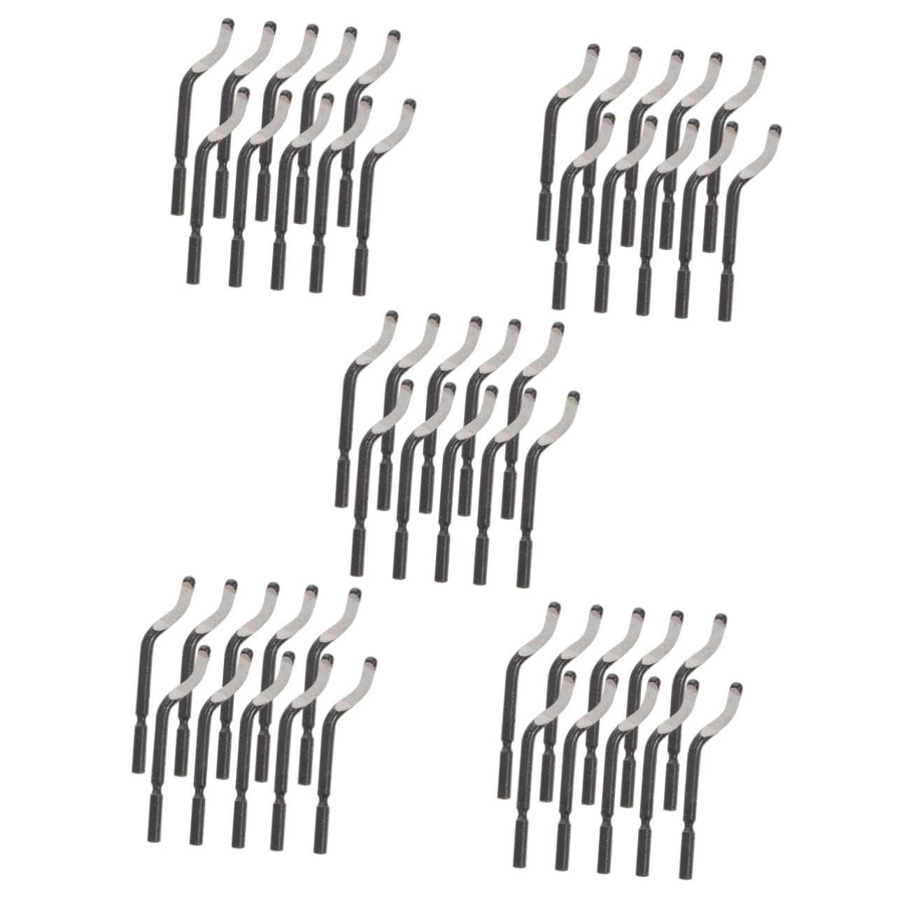 MAGICLULU 5 Set Utensili Per Sbavatura Professionale Con Ergonomico Lama Per Metallo Rimozione Burrs in Legno Alluminio Rame Strumento Rotante Facile Da Usare Controllare 10 Pezzi*5