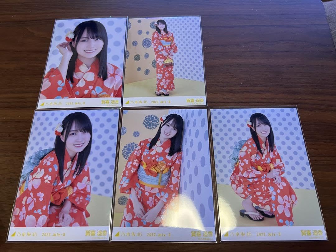 浴衣　賀喜遥香　コンプ 乃木坂46 真夏の全国ツアー2025 賀喜遥香 浴衣5種コンプ - メルカリ