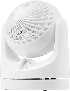 IRIS USA WOOZOO Desk Fan, Oscillating Table Air Circulator, 3 Speeds, 32ft Max Air Distance, 112° Adjustable Tilt, 27.5db ... Price In India