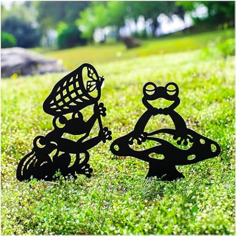 EZTZEN Frog Garden Stakes Cover